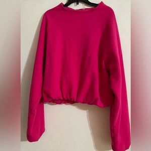 NWOT Free People Women's Pink Sweatshirt